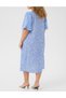 Rochie medie, Albastru - 4