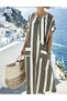 Rochie lunga, Alb/Negru - 3