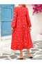 Rochie medie, Rosu - 2