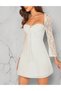 Rochie scurta, Alb - 2