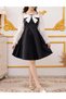 Rochie, Negru/Alb - 3