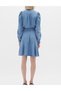Rochie scurta, Albastru - 3