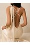 Rochie lunga, crem - 2