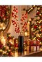 Led Fairy Daylight + 2 Pieces of 70 cm Large Size Handmade Uğur Kokina Red Berry Christmas Ornament - 5