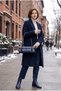 Liakos Model Women's Shoulder Bag – Stylish Navy Design. - 7