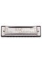 0990701003 Blues Deluxe Harmonica (La / a Major) |   Brass Instruments with Chrome-Plated Bodies and Phosphor Bronze Reeds for Brilliant Tones. - 2