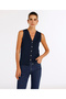 V-Neck Sleeveless Cardigan - 3