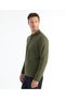 Regular Shirt Collar Long Sleeve Sweater - 4