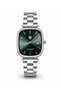 Classic Time Silver Green Wristwatch