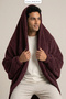 Wellsoft Wearable Blanket |   Unisex - Women - Men |   Oversize - Fleece - Plush |   Bordo New Year's Eve - 7