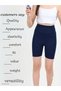 Girls' High Waist Biker Casual Running Walking Yoga Sports Volleyball Workout Fitness Short Leggings with Pockets - 8