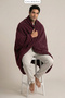 Wellsoft Wearable Blanket |   Unisex - Women - Men |   Oversize - Fleece - Plush |   Bordo New Year's Eve - 8