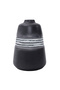 Line Patterned Ceramic Vase (27X19 cm)