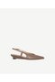Short Wedge Heeled Pointed Toe Leather Shoes