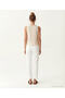 Regular V-Neck Strappy Blouse - 6