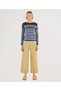 High Waist Wide Leg Trousers with Belt Detail