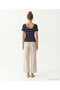 Straight Normal Waist Trousers - 6