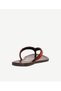 Flip-Flops with Beaded Embroidery Leather Slippers - 4
