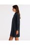 A Form Shirt Collar Long Sleeve Dress - 3