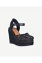 Leather Knitted Espadrille with Padded Sole - 2