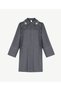 Wide Shirt Collar Long Sleeve Top Coat - 7