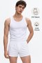Men's 100% Cotton Undershirt and Boxer Shorts Set, 2-Piece Everyday Underwear Set. - 2