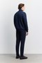 Men’s Navy Blue Mock Neck Zipper Sweatshirt, Regular Fit, Rated for -5 Degrees A62Y1351 - 4