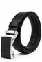 Non-Hole Buffalo Leather Classic Men's Belt with Automatic Buckle - 2