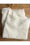 Knitwear Braided Cotton Combed Cotton Pearl Detailed 100% Cotton Baby Blanket 100X100 cm Soft Warm - 5