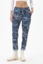 Women's Blue Italian Camouflage Print Stretch Fabric Pants, Sizes 38–46 - 5