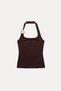 Accessory Detailed Strappy Blouse - 6