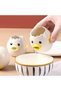 Handmade Ceramic Chicken Egg Separator,Cartoon Chick Egg Yolk and White Filter,Kitchen Baking Tool - 3