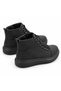 Men's All-Black Lace-Up High-Top Comfortable Casual Sneaker/Sneaker Boot BA0713 - 3