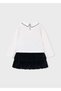 Girl's 2-Piece Outfit, White-Black - 6