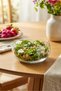 Cleo Glass Salad Bowl Set of 2 Medium Size 620 ml (Presentation Bowl) - 4
