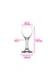 Misket Glass Liquor Glass Set of 6 55 ml with Stem (Sherbet Glass) - 2