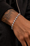Iced Out Zircon Stone Square and Round Waterway Bracelet