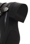 Women's Black Zippered Thick Heeled Leather Boots Wf190060Dv - 8
