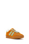 Women's Orange Lace-Up Leather Sneaker 26Pfd431214 - 7