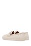 Women's Beige Stone Detailed Genuine Leather Shoes, Casual Shoes, Daily Shoes 25Sfd2022Ft - 5