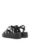 Women's Black Ankle Buckle Thick Sole Sandals 25Sfe465818 - 5