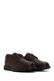 Men's Brown Lace-Up Leather Classic Shoes Wm832005Dv - 3