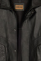 Ricky Men's Black Turn-Down Collar Leather Jacket 26Wge66241M - 5