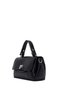 Women's Black Long Strap Classic Shoulder Bag Ab200003Sf - 7