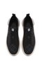 Men's Black Lace-Up Patterned Fabric Sneakers 26SFD69326F - 4