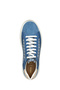 Women's Blue D Spherica Ecub - 2 B - Em.Te + Water Lace-Up Patterned Thick Sole Sneakers, Genuine D - 5