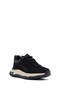 Men's Black Lace-Up Thick Soled Nubuck Genuine Leather Casual Sneaker,Winter Sports Shoes 25Wfd6605V3 - 7