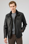 Mateo Men's Black Leather Jacket 24Wge65352H - 3