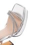 Women's Silver Ankle Strap Thick High Heel Evening Dress Sandals 26Sfd441414 - 8