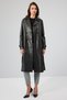 Beyonce Women's Black Leather Top Coat 22Wgd5026U4 - 3